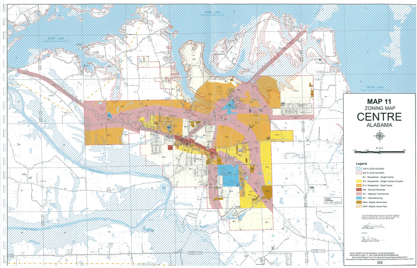 Centre-Alabama-Zoning-Map